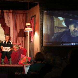 karla talks to wade on skype